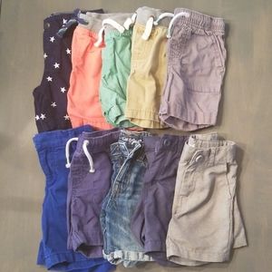 Lot of 10 pairs of 2T shorts